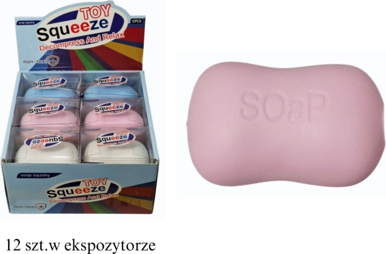 Antistressz gyúrható labda szappan - 1 darab