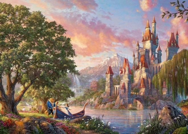 Puzzle Szépség és a Szörnyeteg – Bella varázslatos világa, 3000 darab, SCHMIDT