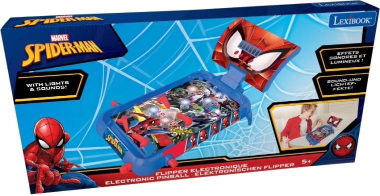 Lexibook ELEKTRONIKUS asztali pinball SPIDER-MAN