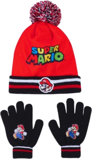 Super Mario sapka és kesztyű