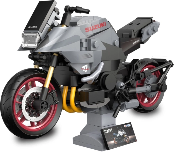 CaDA Suzuki Katana építőjáték 1:12, szürke
