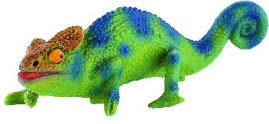 Bullyland kaméleon figura