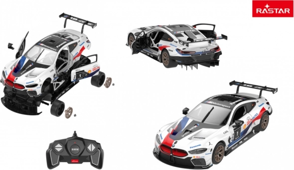 Rastar RC építőkészlet BMW M8 GTE 1:18