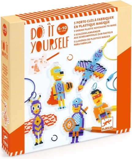 Djeco DIY kreatív készlet Pixel hősök