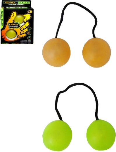 Világító labdák zsinóron gyerekeknek