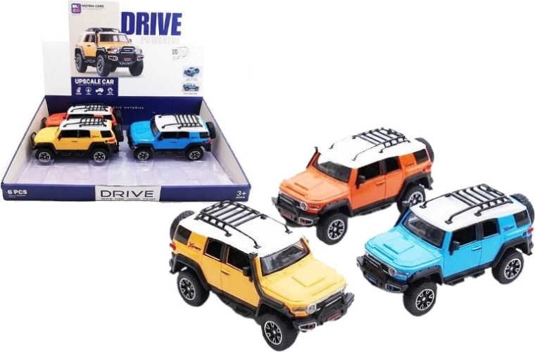 Toyota FJ gyerek háromkerekű jármű 19 cm, fénnyel és hanggal