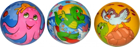 Állatos gyermeklabda, 9 cm