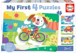 Az első közlekedési eszközeim puzzle 4 az 1-ben