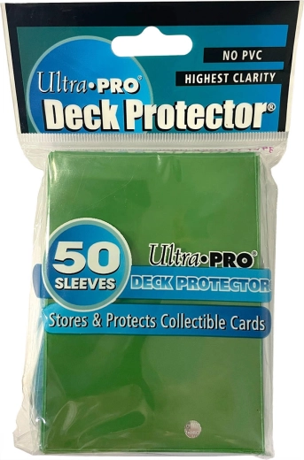 Ultra Pro Deck protector Matrix green – kártyavédő tokok 50 db