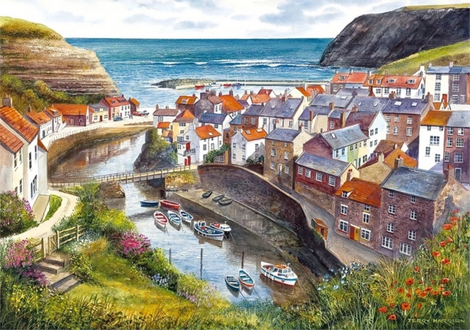 Puzzle GIBSONS Staithes, Egyesült Királyság – 1000 darab