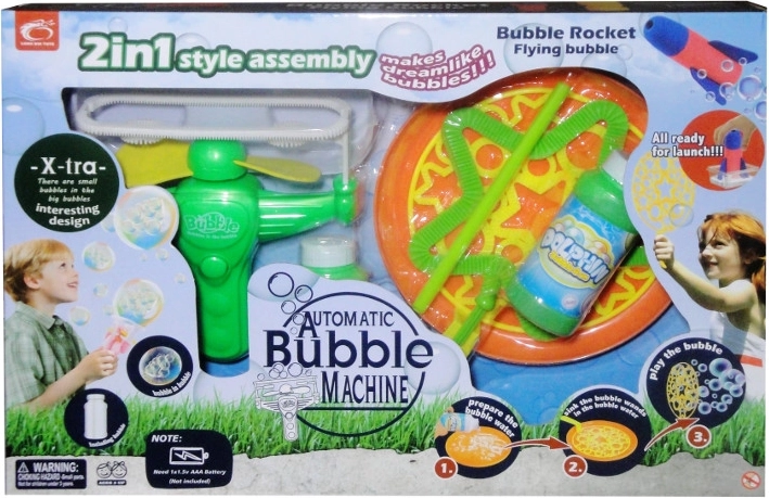 Buborék szett elektromos géppel