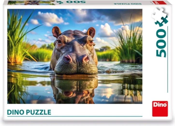 DINO puzzle Aranyos víziló 500 darab