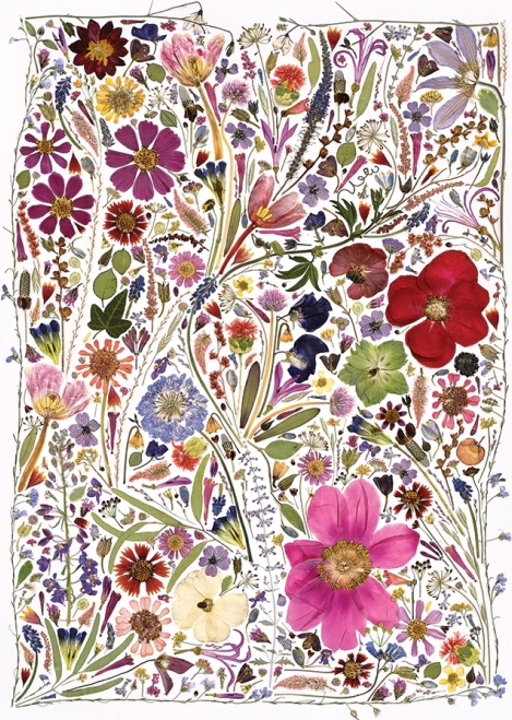 Cobble Hill - Tavaszi Préselt Virágok Puzzle 1000 Darab