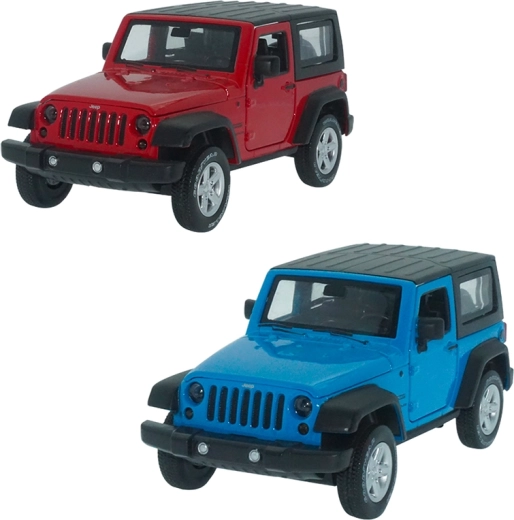 Fém JEEP Wrangler modell 1:32 fénnyel és hanggal
