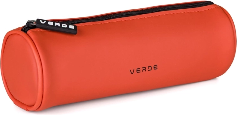 Kerek etui tolltartó VERDE téglavörös