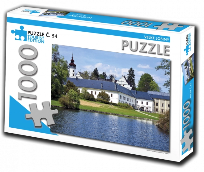Puzzle Velké Losiny 1000 darab turista kiadás