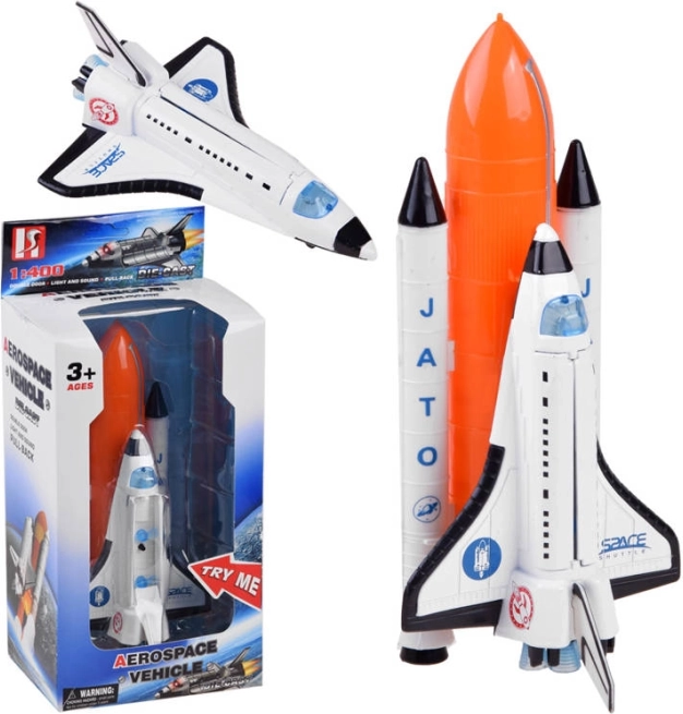 Űrhajó rakétával fény- és hanghatásokkal