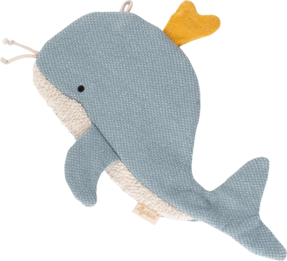 sigikid kényelmi szundikendő (doudou) bálna, zörgő fóliával