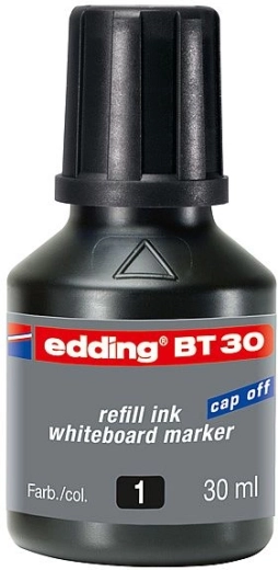 Tintaután töltőtollakhoz Edding táblafilchez, fekete 30 ml