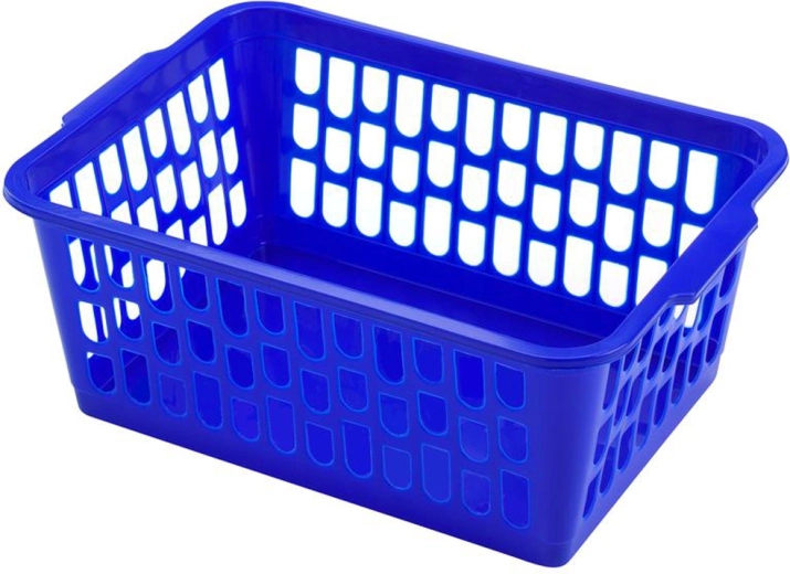 HEIDRUN műanyag kosár 36 × 26 × 15 cm – színmix