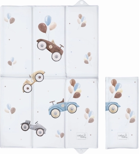 CEBA BABY Retro Cars utazó pelenkázó alátét 40 × 60 cm