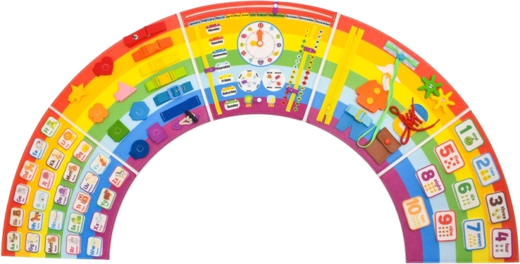 2Kids Toys puha aktivitástábla szivárvány – 1 db