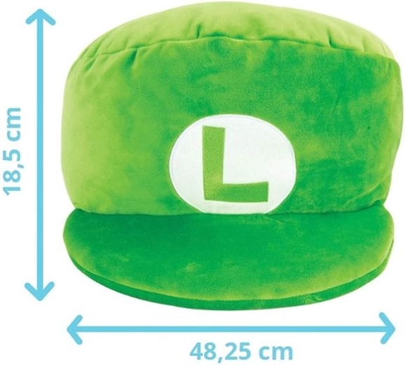 TOMY Nintendo Super Mario plüss Luigi sapka