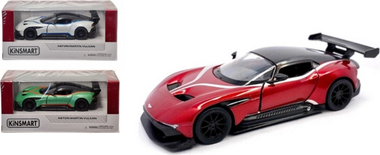 Kinsmart Aston Martin Vulcan 1:38 – fém autómodell pull-back meghajtással
