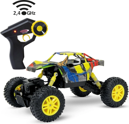 Jamara Hillriser Crawler 4WD 1:18 távirányítós, 2,4 GHz, sárga