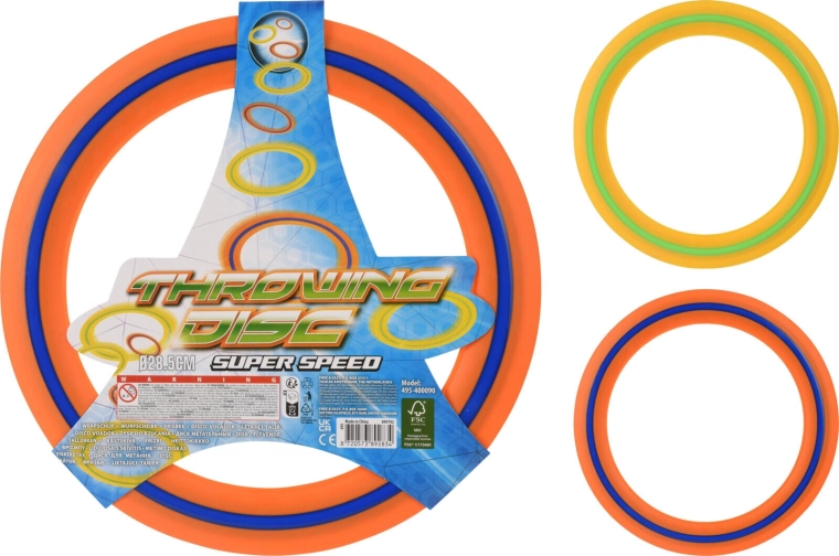 Vízre dobható korong 28,5 cm – színkeverék