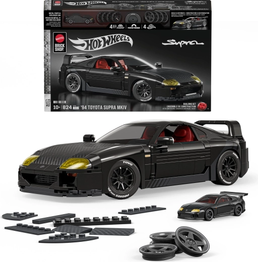 Hot Wheels Brick Shop Elite Series építőkészlet '94 Toyota Supra MKIV 824 darab