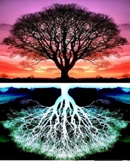 Gyémánt festés Fa 30x40 cm