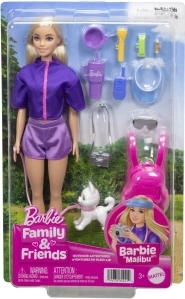 Barbie Malibu utazó kiegészítőkkel