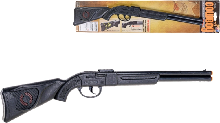 Kovboj csattogó puska 50 cm – fekete