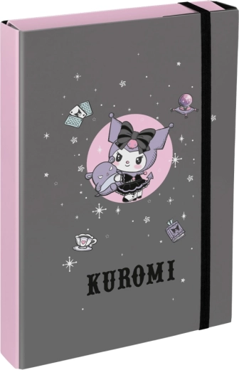 A4 Jumbo iskolai füzetborító KUROMI szürke