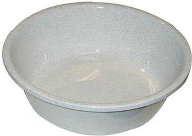 Műanyag mosótál 36 cm, fehér