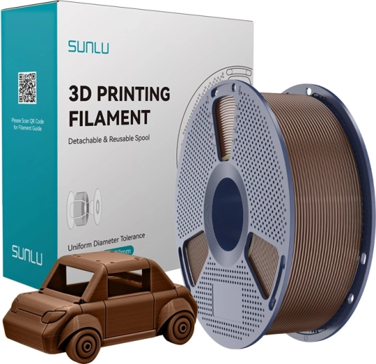 Sunlu PETG filament kávébarna