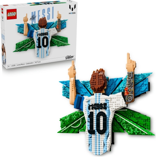 LEGO kiadás Lionel Messi – ünneplő gesztus