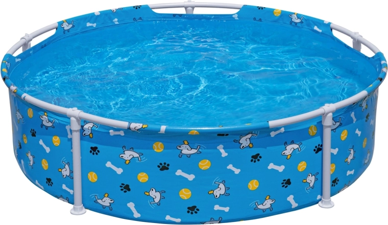 Bestway Fetchin' Fun kerek, föld feletti medence házi kedvenceknek 122 cm