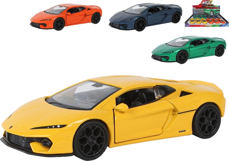 Welly Lamborghini Temerario 1:36 fém autómodell, 12 cm