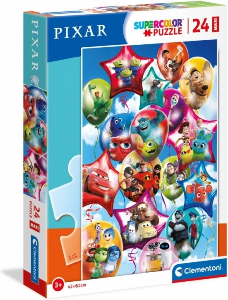 CLEMENTONI Pixar party MAXI padlópuzzle 24 darabos