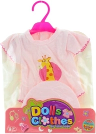 Babaruhaszett 36–46 cm-es babához – body sapkával