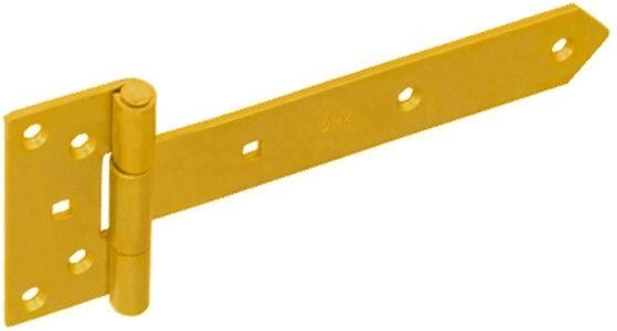 Sárgán horganyzott kapupánt 150 × 45 × 90 × 34 × 3 mm