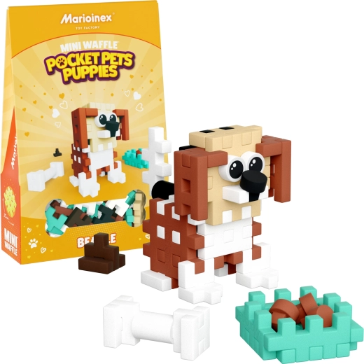 Mini Waffle Pocket Pets építőkészlet – beagle