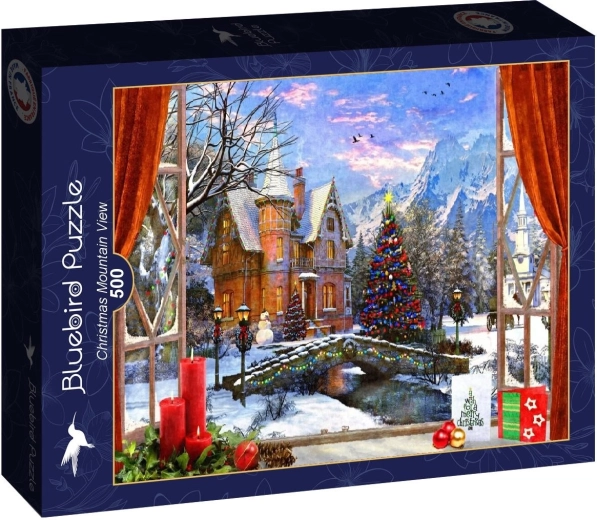 Bluebird puzzle Karácsonyi hegyi kilátás 500 darab