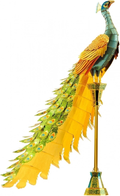 3D fém páva-modell – METAL EARTH ICONX