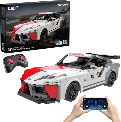 CaDA Toyota GR Supra GT4 RC építőkészlet (356 db elem)