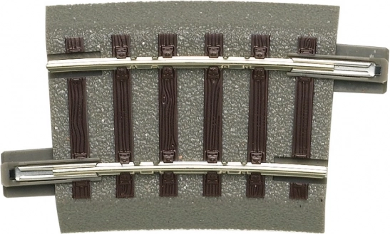 Roco geoLINE íves sín R2 7,5° ágyazattal