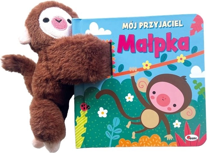 Az én majom barátom – kartonkönyv plüss kabalával