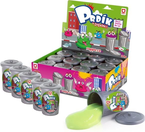 Pukiáló massza kukában – nyálka pukizó hangokkal